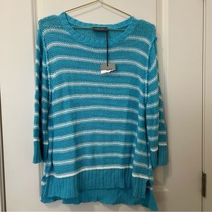 Wooden Ships - Striped Loose Knit Sweater Size M/L